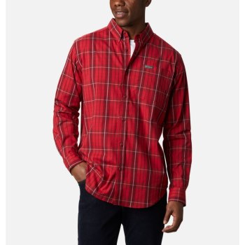 Columbia Rapid Rivers II Long Sleeve - Hemd Herren Rot - LURP62103